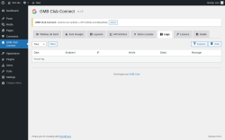 Page screenshot: GMB Club Connect &rarr; 
                     Logs                