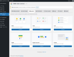 Page screenshot: GMB Club Connect &rarr; 
                     Layouts                
