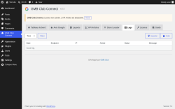 Page screenshot: GMB Club Connect &rarr; 
                     Logs                