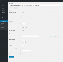 Page screenshot: Go Fetch Jobs → Settings