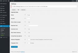 Page screenshot: Go Fetch Jobs → Settings → Jobs