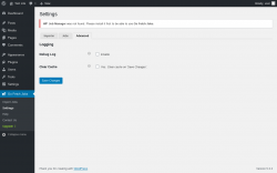Page screenshot: Go Fetch Jobs → Settings → Advanced