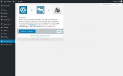 Page screenshot: Import Jobs ‹ Test site — WordPress
