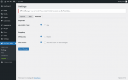 Page screenshot: Go Fetch Jobs → Settings → Advanced