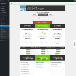 Page screenshot: Go Fetch Jobs → Upgrade  ➤