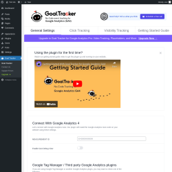 Page screenshot: Goal Tracker