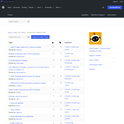 Page screenshot: Goal Tracker → Support Forum