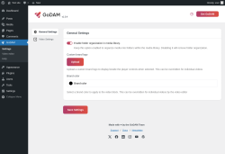 Page screenshot: GoDAM
