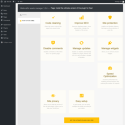Page screenshot: More features (free)