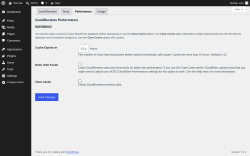 Page screenshot: Settings &rarr; GoodReviews &rarr; Performance