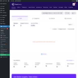 Page screenshot: Dashboard &rarr; ExactMetrics