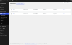 Page screenshot: Calendars
