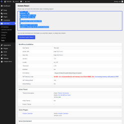 Page screenshot: Calendars &rarr; Tools