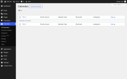 Page screenshot: Calendars
