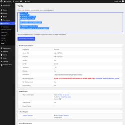 Page screenshot: Calendars &rarr; Tools