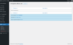 Page screenshot: reCaptcha &rarr; Allow List