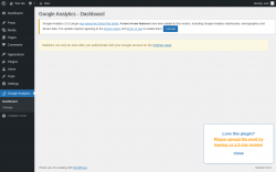 Page screenshot: Google Analytics