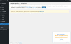 Page screenshot: Google Analytics