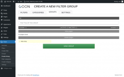 Page screenshot: Goon → Create Group