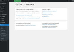 Page screenshot: Goon