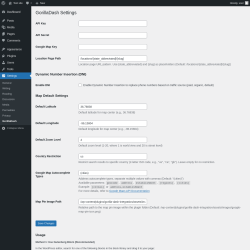 Page screenshot: Settings &rarr; GorillaDash