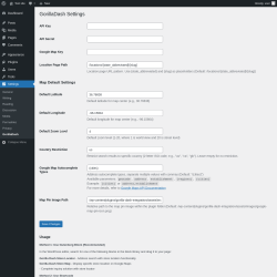 Page screenshot: Settings &rarr; GorillaDash