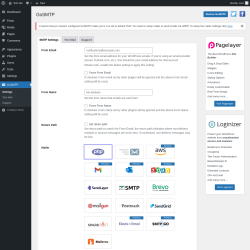 Page screenshot: GoSMTP