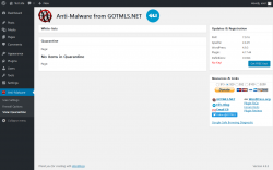 Page screenshot: Anti-Malware &rarr; View Quarantine