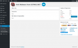 Page screenshot: Anti-Malware &rarr; View Quarantine