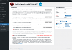 Page screenshot: Anti-Malware &rarr; Firewall Options