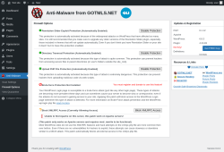 Page screenshot: Anti-Malware &rarr; Firewall Options