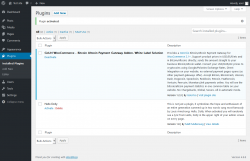 Page screenshot: Plugins ‹ Test site — WordPress
