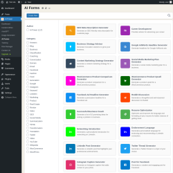 Page screenshot: AI Power → AI Forms