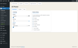 Page screenshot: AI Power