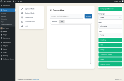 Page screenshot: AI Power → Content Writer