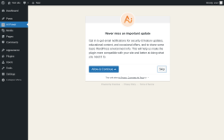Page screenshot: AI Power ‹ Test site — WordPress