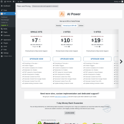 Page screenshot: AIP → Upgrade  ➤