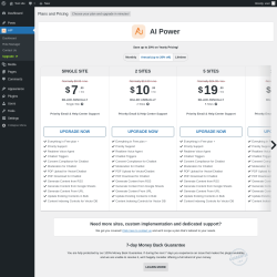 Page screenshot: AIP → Upgrade  ➤