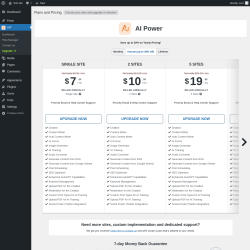 Page screenshot: AIP → Upgrade  ➤