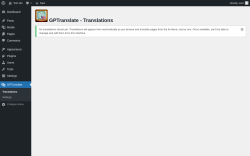 Page screenshot: GPTranslate