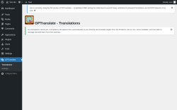 Page screenshot: GPTranslate