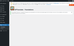 Page screenshot: GPTranslate