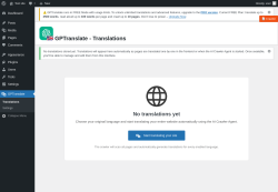 Page screenshot: GPTranslate