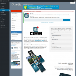 Page screenshot: Gmedia → iOS Application