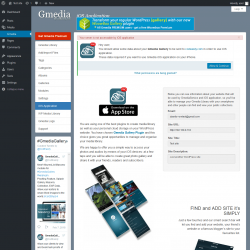 Page screenshot: Gmedia → iOS Application