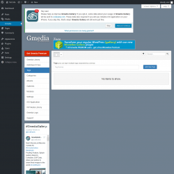 Page screenshot: Gmedia → Tags