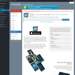 Page screenshot: Gmedia → iOS Application