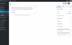 Page screenshot: Add New Page ‹ Test site — WordPress