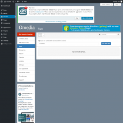 Page screenshot: Gmedia → Tags