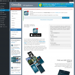 Page screenshot: Gmedia → iOS Application